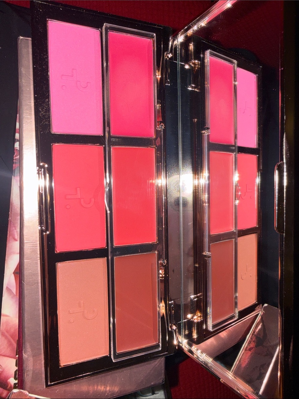 Patrick Ta Multi-Pop Lip Palette — Hot Pink, Coral & Soft Nude
